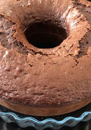 A picture of Sponge chocolate cake.