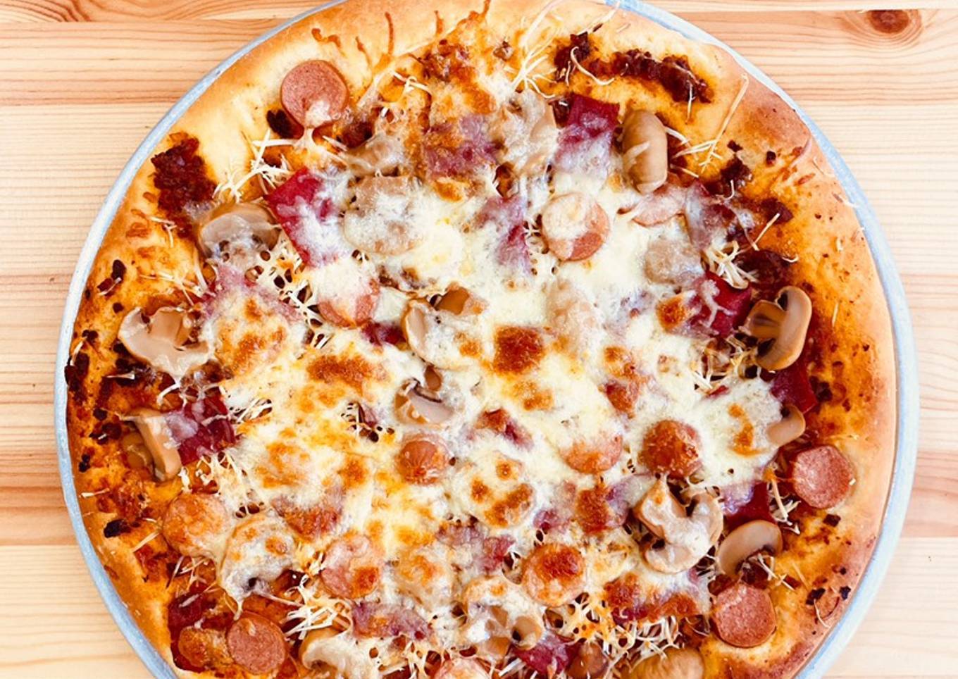 Pizza saos bolognaise