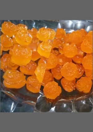 عکسی از دستور پاستیل پرتقالی بدون گلوکز