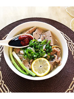 A picture of Beef Pho 🐮.