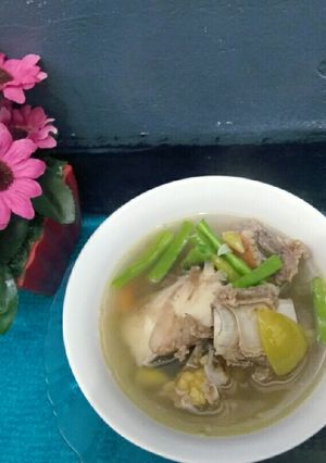 Foto resep "asem-asem iga buncis"