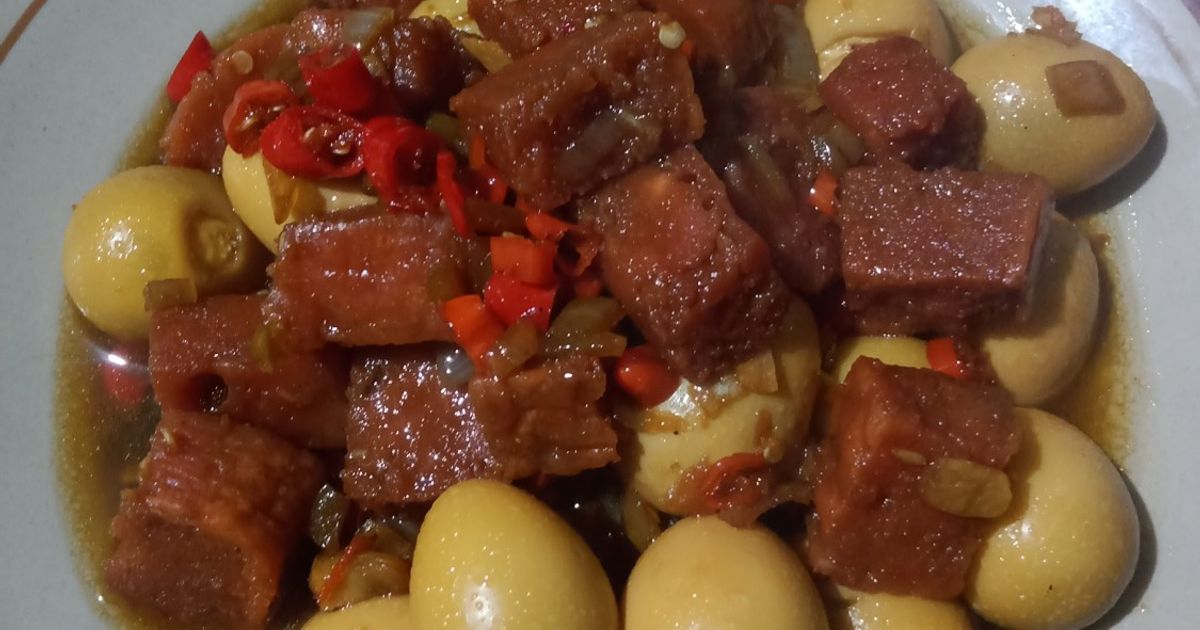 Telur puyuh masak kecap