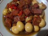 Telur puyuh masak kecap