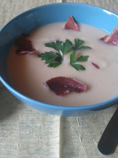 Una foto de 🍵Mi Crema de Puerros con Queso o Vichyssoise