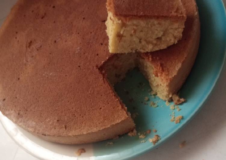 Steps to Make Homemade Orange flavour cake