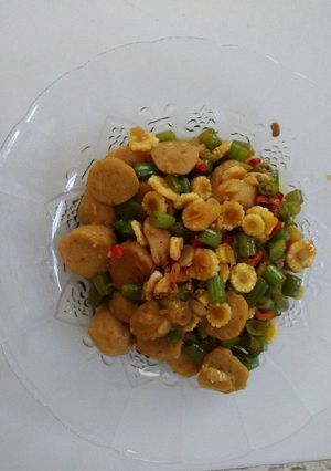 Foto resep Oseng putren buncis bakso