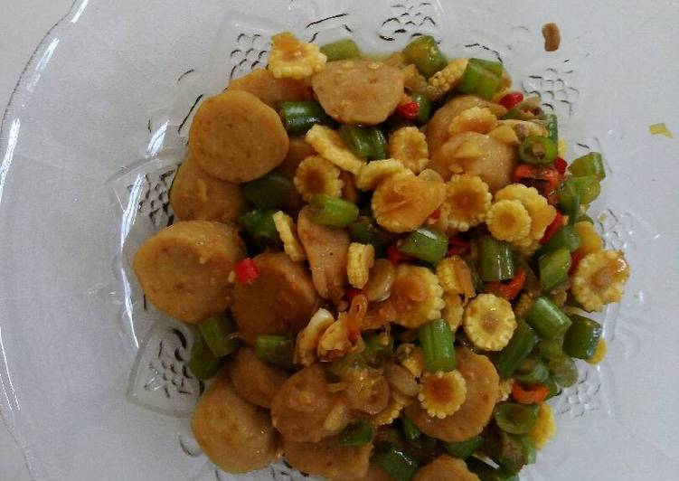 Oseng putren buncis bakso