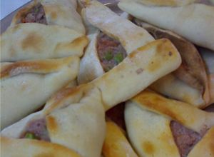 Una foto de "Fatay" Empanada tradicional árabe