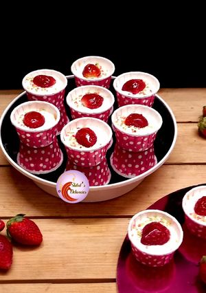 A picture of No Bake Mini Cheese Cupcakes.