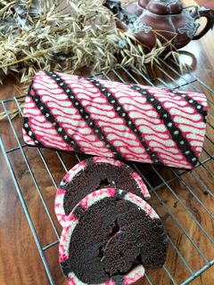 Foto resep Bolu gulung brownies batik