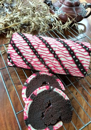 Foto resep Bolu gulung brownies batik