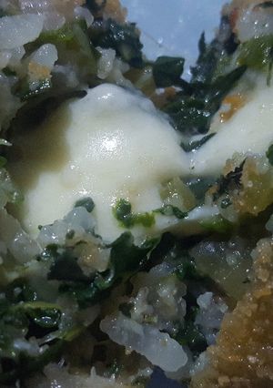 Una foto de Croquetas de acelga y arroz
