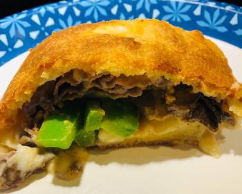 Fast Cooking Methods Roast Beef  and Provolone Stromboli Delicious