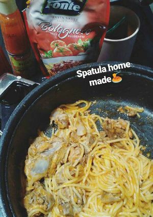 Foto resep Spagety tulang (spatula) jajanan bandung