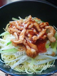 京蔥炸醬麵 的食譜成品照片