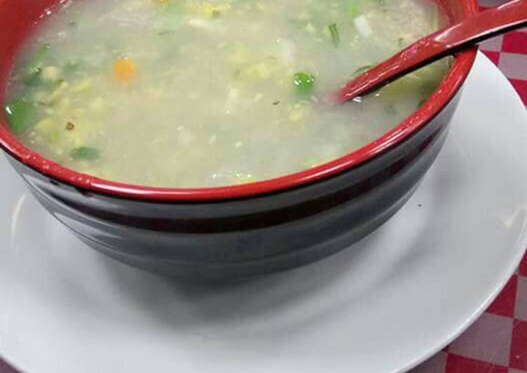 Mix vegetabal corn soup