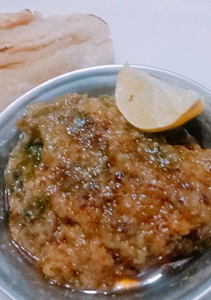 A picture of Lapoosay (false fish 🐟 gravy).