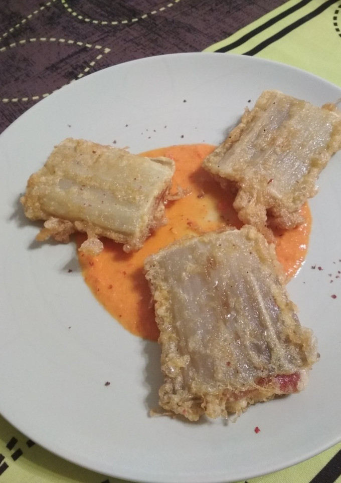 Una foto de Pencas de acelga rellenas