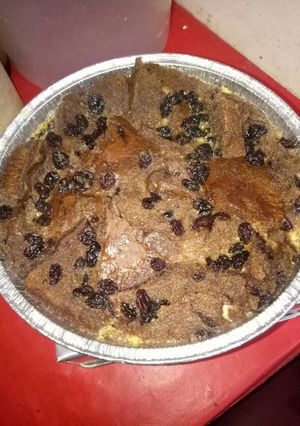 Foto resep Bread butter pudding