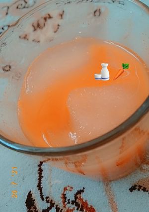 عکسی از دستور آب هویج🥕🤍