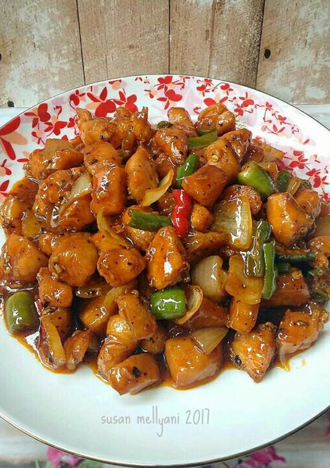 Foto resep Chicken black pepper