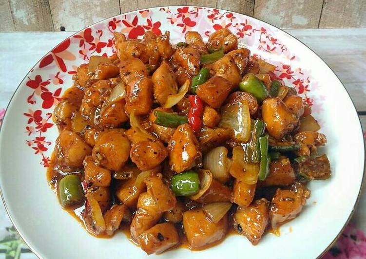 Resep Chicken Black Paper Belajar