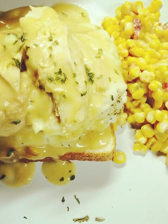 Simple Way Make Recipe Crockpot Chicken &amp; gravy &amp; mashed potatoes on Texas bread that is So Delicious, Tasty}