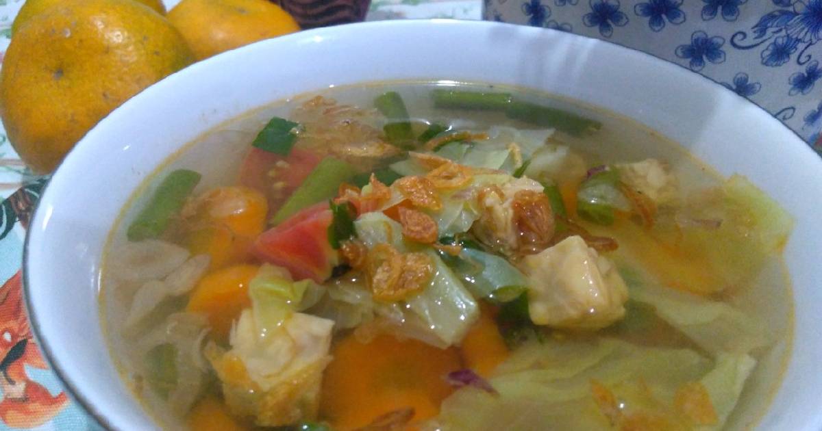 65 Resep Sup Sayur Tempe Enak Dan Sederhana Ala Rumahan Cookpad