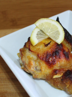 Una foto de Pollo asado a la mostaza