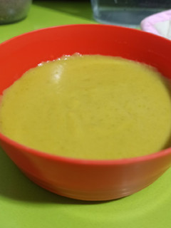 Una foto de Crema de guisantes