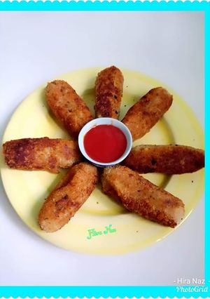 A picture of Chicken Cutlets. KokabAndCookpad.