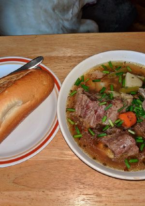A picture of Ox Tail Soup Instant Pot IP.