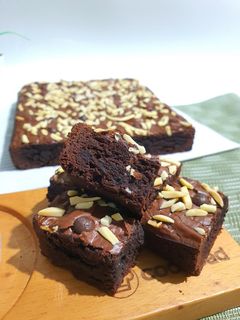 Foto resep Fudgy brownies gluten free ala fe