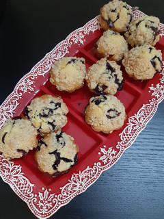 Φωτογραφία της συνταγής Muffins με μύρτιλα
