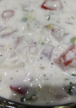 કોબીજ રાયતા (Cabbage Raita Recipe In Gujarati) રેસીપી મુખ્ય ફોટો