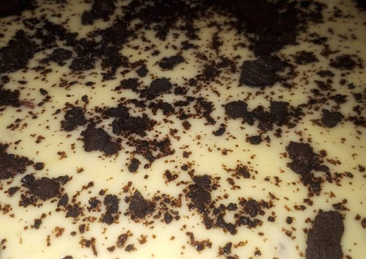 Resep Puding coklat vla durian oreo yang Lezat