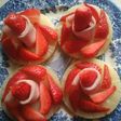 Aperitivo de Molinos de viento de fresa y piña
