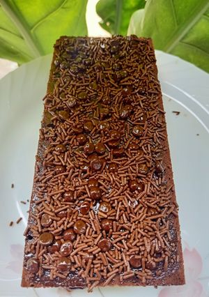 Foto resep Brownis kukus pondan