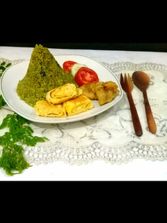 Foto resep Nasi Goreng Daun Kelor (Moringga)