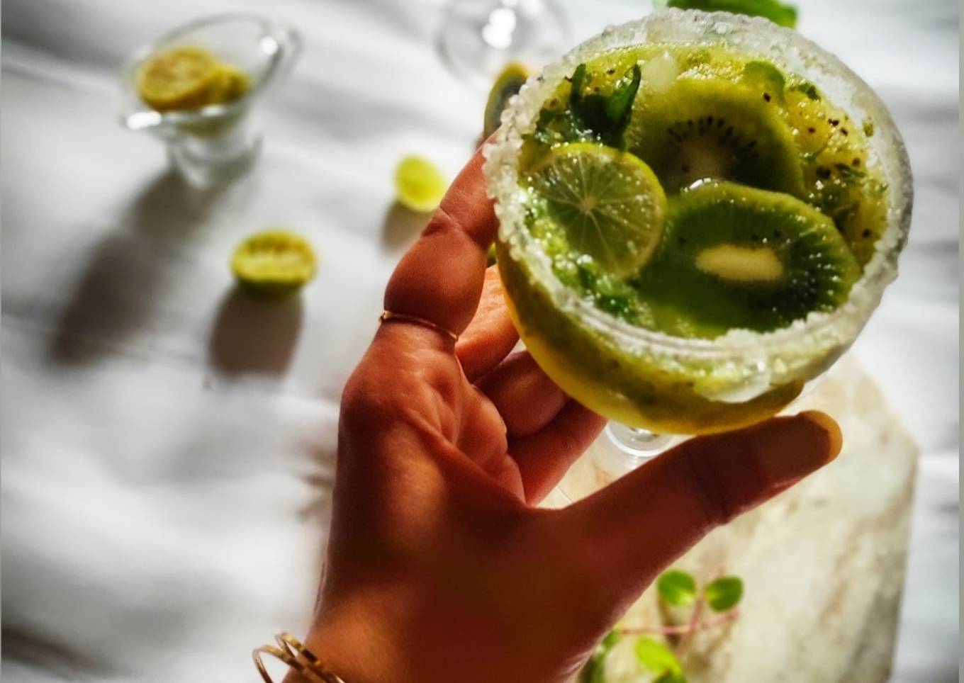 Kiwi Mojito Mocktail