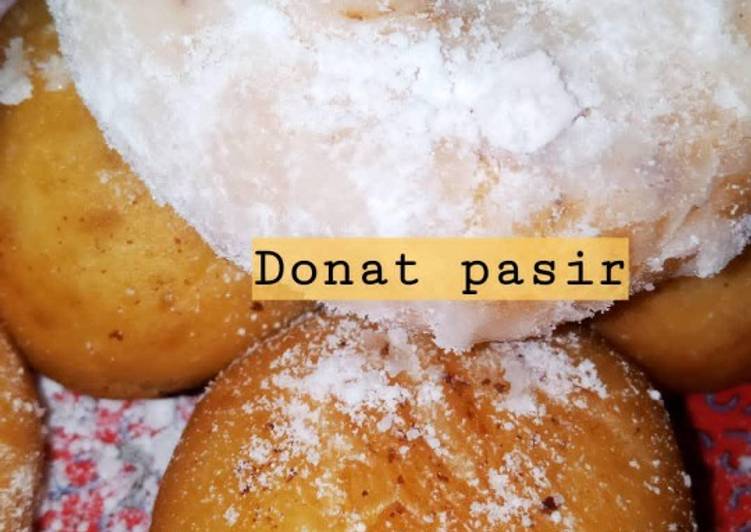 Donat kentang pasir isi coklat