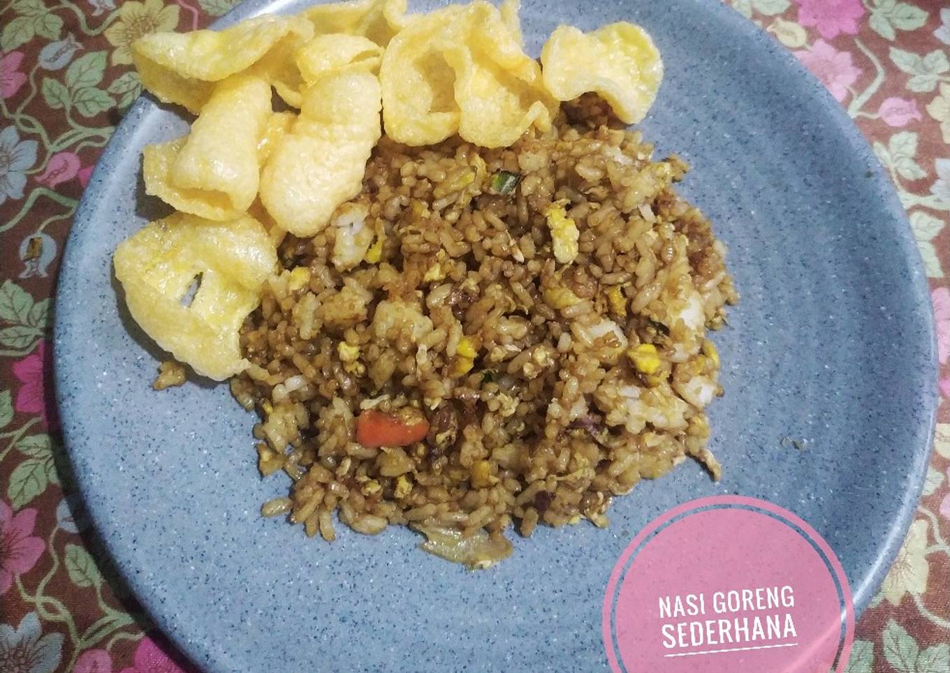 Nasi goreng sederhana