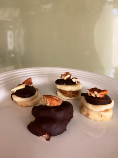 Una foto de Choco plátano/ postre fit