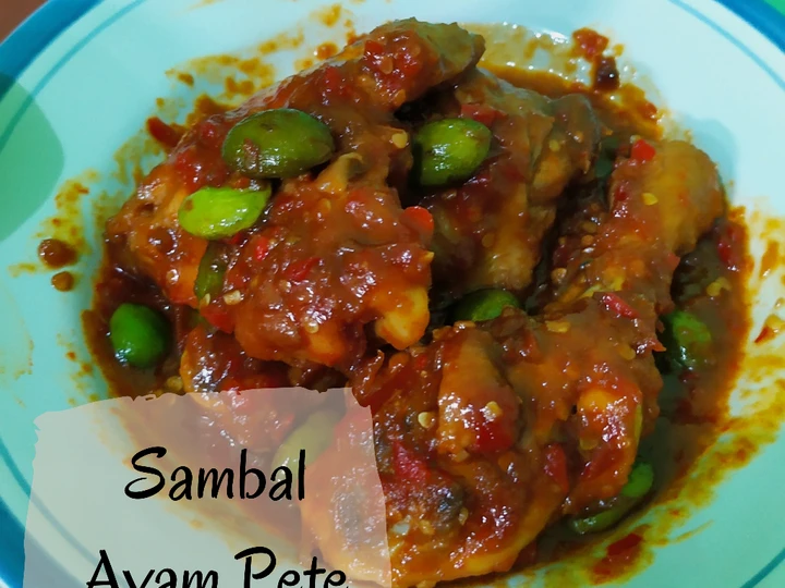 Easy Steps Prepare Recipes Sambal ayam pete the So Delicious Can Pamper Your Tongue.