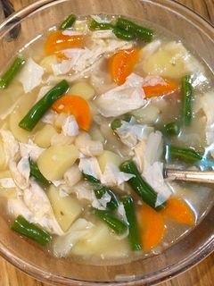 Foto resep Sop kembang tahu sayur makaroni