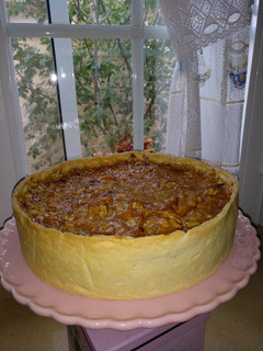 Una foto de Tarta rústica de manzana
