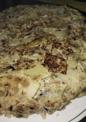 Una foto de Tortilla de Papas sin aceite