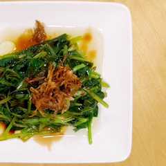 醬香鵝油蔥拌菠菜-レシピのメイン写真