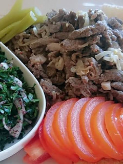 A picture of Homemade Beef Shawarma 😍 My Motto: Homemade Food is Always Better.