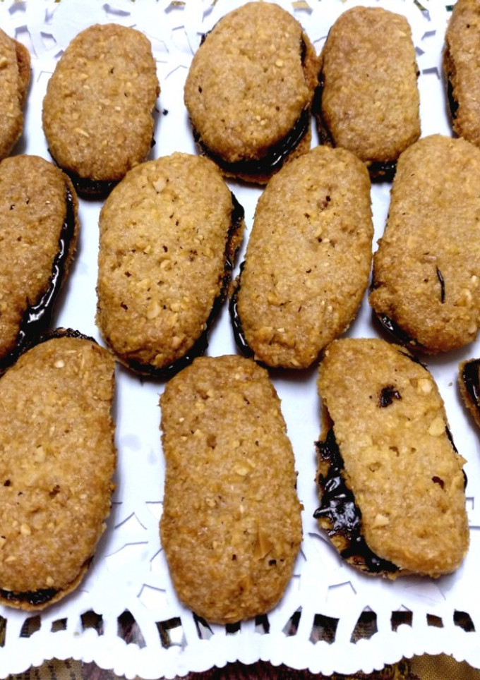 Una foto de Bocaditos de almendra y chocolate
